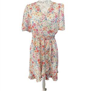 New Look NWT UK 16 EU 44 Floral Wrap Look Summer Dress